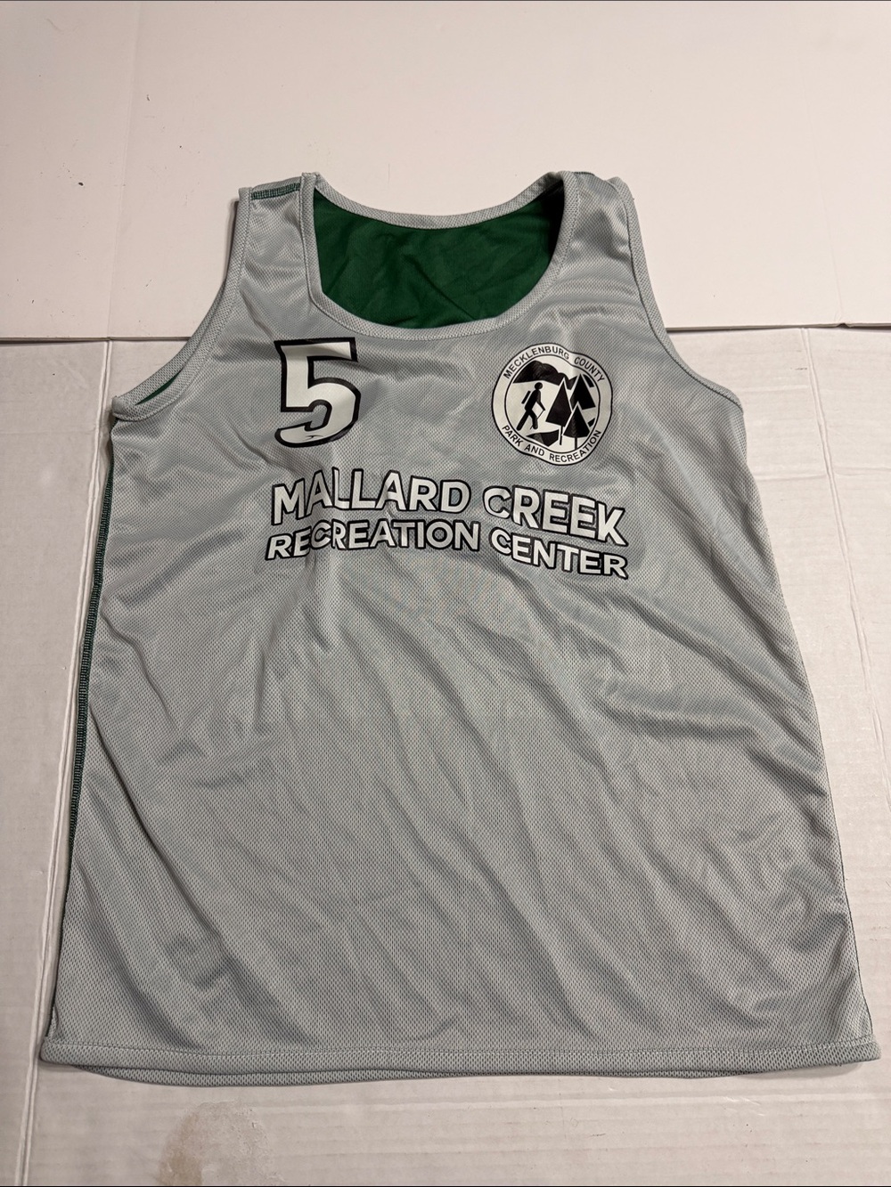 Mallard Creek Recreation Center Boy’s Jersey, Mecklenburg County Number 5